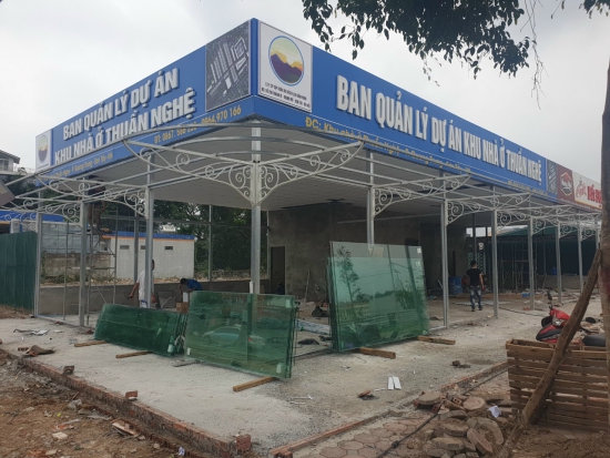 Thi công nhà Ban Quản lý  nhà ở Thuần  Nghệ - Sơn Tây - Hà Nôi